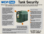 Heating oil tank security hints and tips